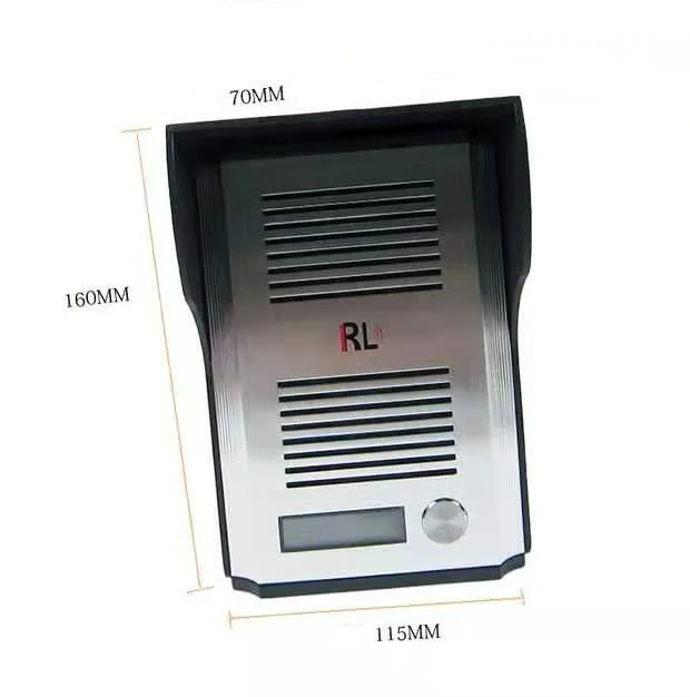 RL-3206B квартира домашней безопасности домофона аудио дверной звонок, 2-проводной домофонная система функция разблокирования