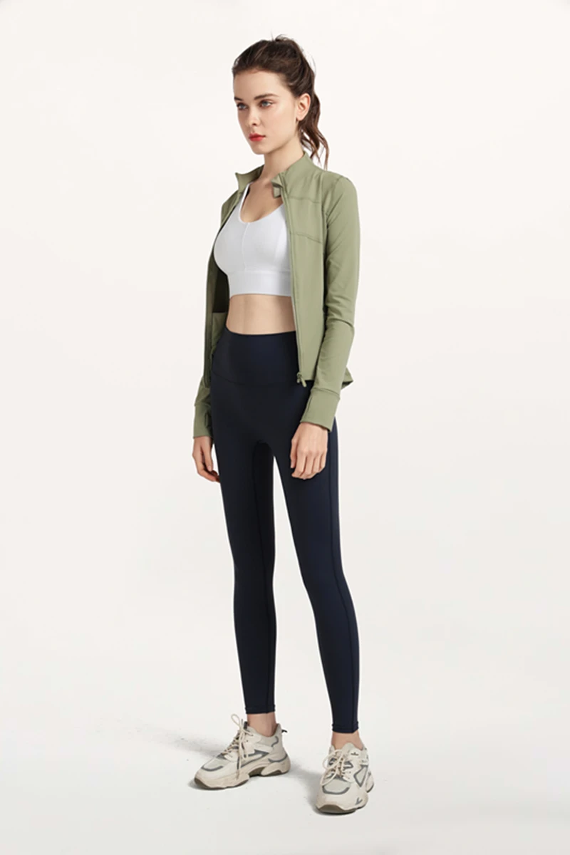 

Gimsloads Women Yoga Sport Shirts Smock Slim Fit Quick-Dry Long Sleeve Fitness Training Coat Tops Gym Jacket Workout Sweatshirts