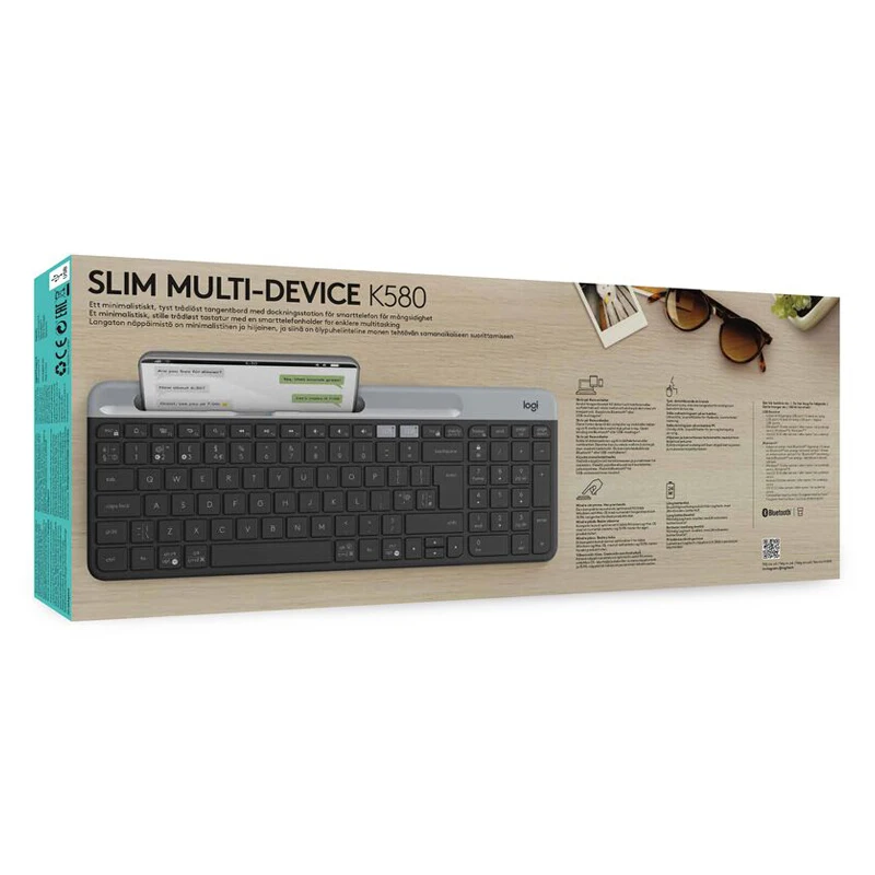 Клавиатура Logitech K580 беспроводная 2 4 ГГц Bluetooth|Клавиатуры| |