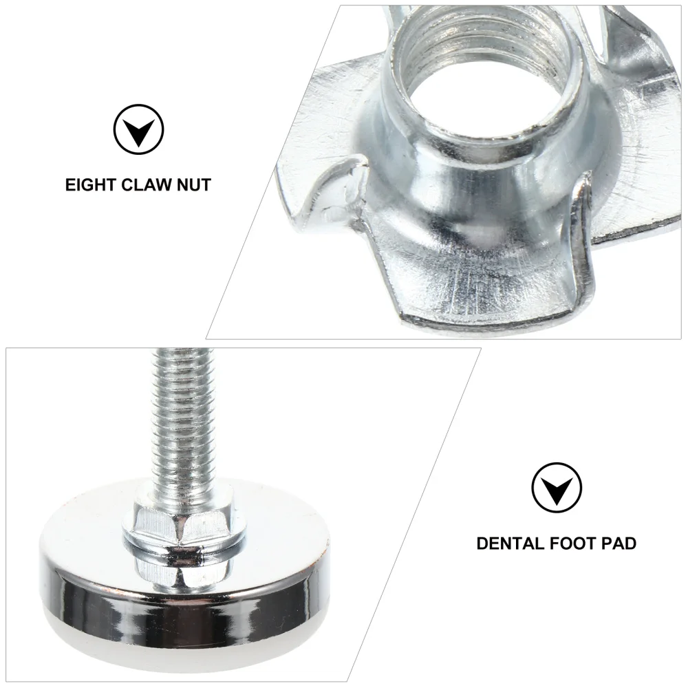 

16 Pcs Leveling Feet Swivel Adjustable Furniture Levelers with Floor Protector