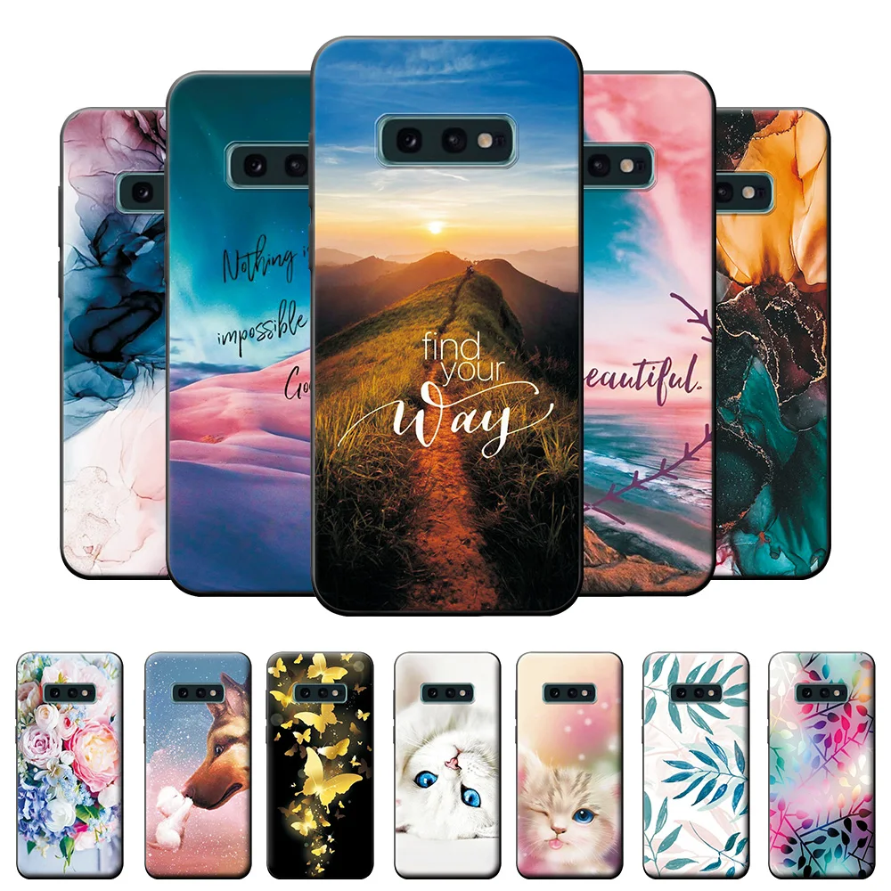 Чехол 5 8 дюйма для Samsung S10E G970F новый модный мягкий чехол из ТПУ задняя крышка Galaxy S10