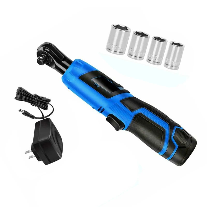 Штепсельная вилка США 12 В Электрический 230 об/мин беспроводной правый угол