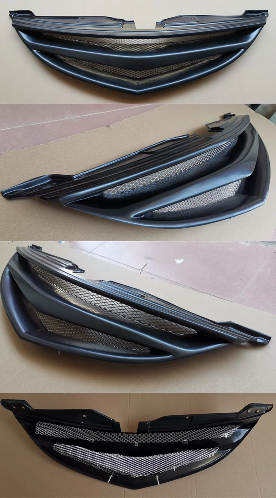 Решетка переднего бампера для Mazda 6 2-го поколения M6 декоративная крышка для АБС углеродного волокна бампер сетка крышка гоночные решетки 2009-13