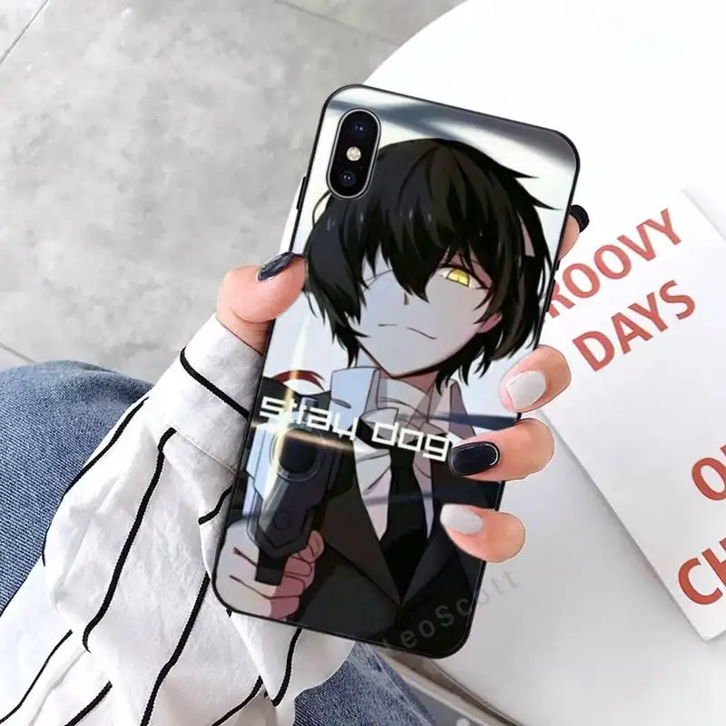 

Anime Bungou Stray Dogs Phone Case coque funda shell for iPhone 11 12 pro XS MAX 8 7 6 6S Plus X 2020 XR Mini