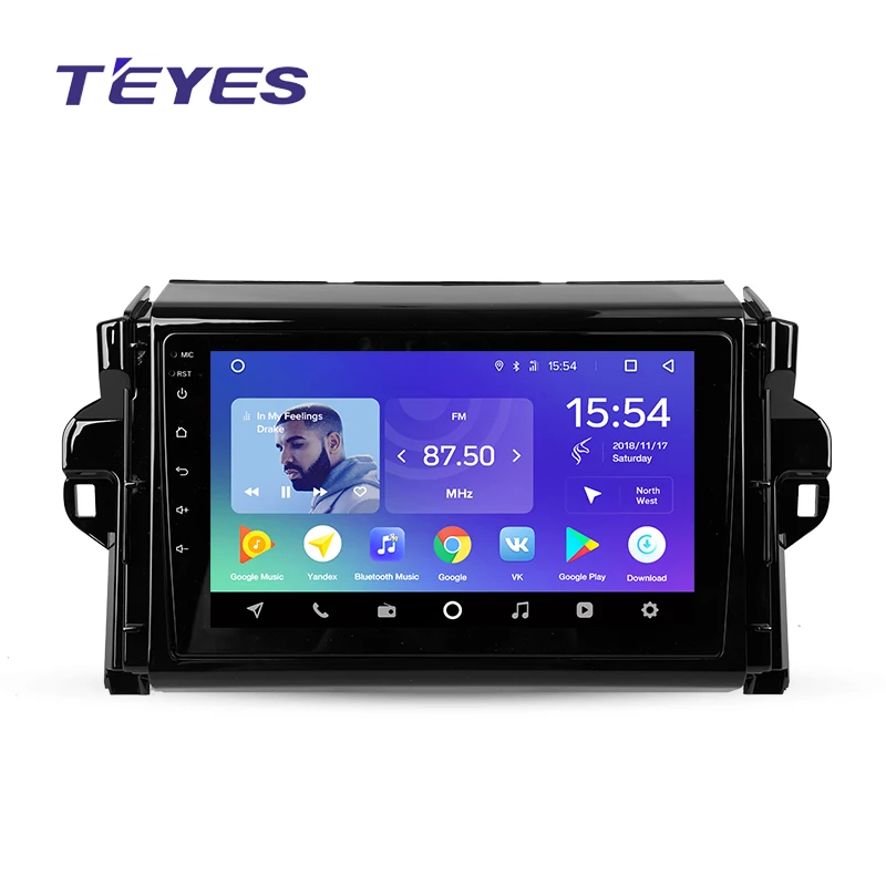 TEYES SPRO Штатное Головное устройство For Toyota Fortuner 2- GPS Android 8.1 aвтомагнитола магнитола автомагнитолы Андроид для Тойота