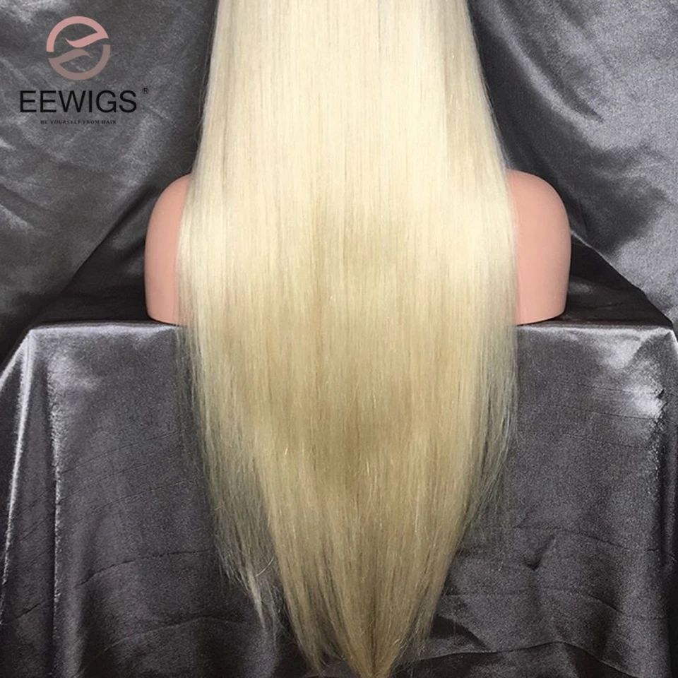 EEWIGS 180% плотность блонд парик Омбре синтетический на кружеве с естественными