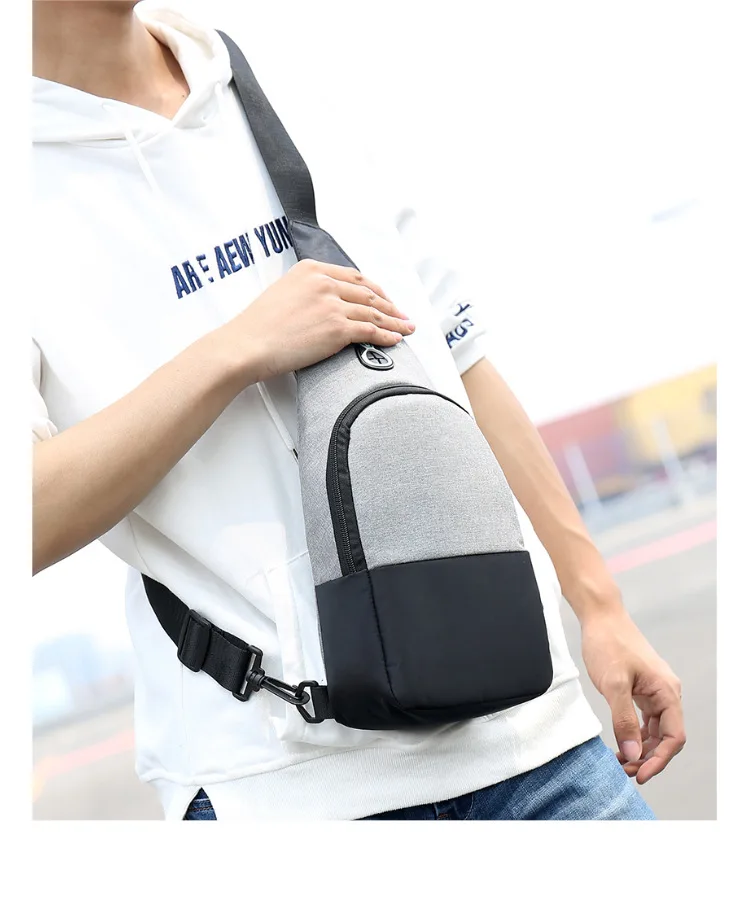 shoulder bag men and women color nylon outdoor leisure chest bag Waist Packs