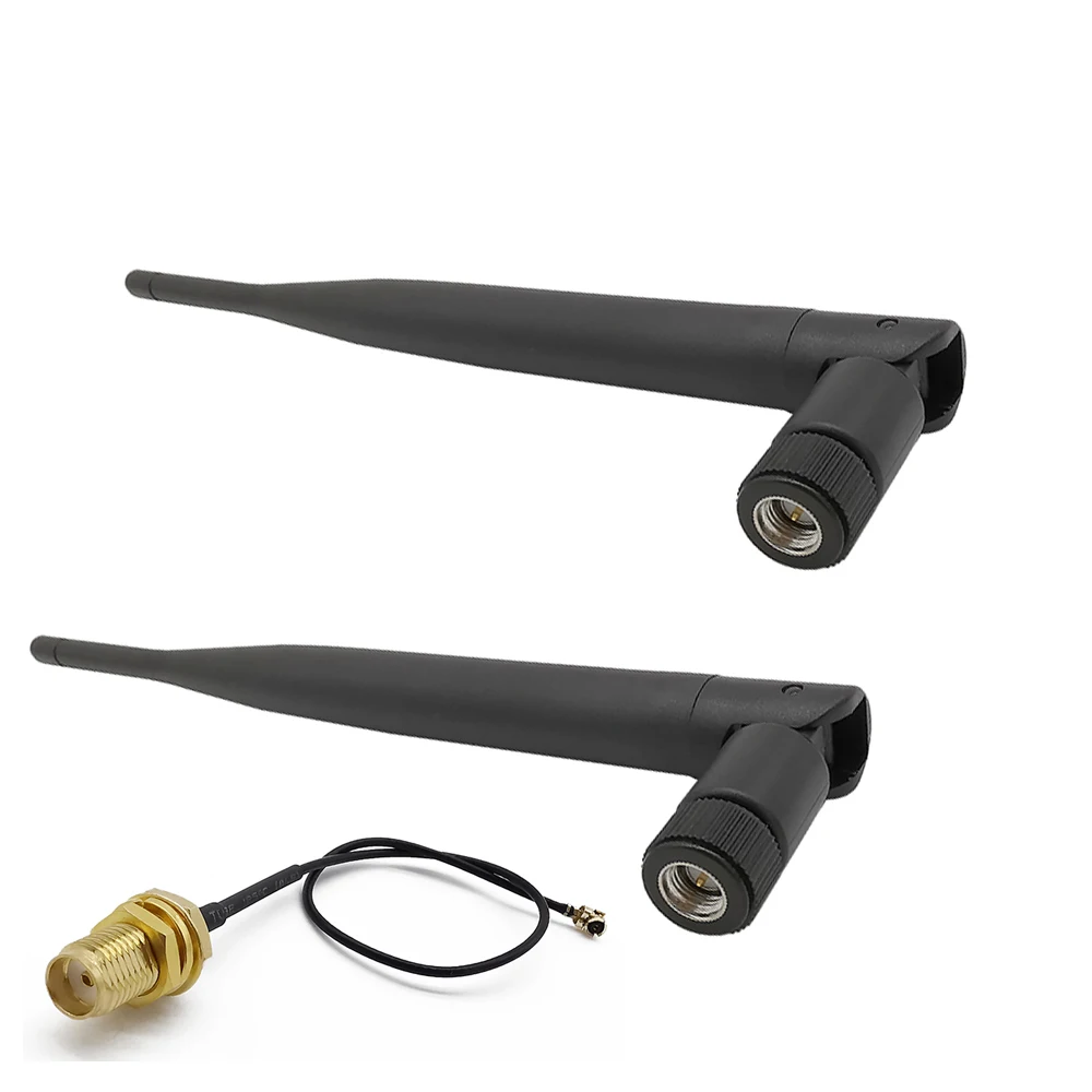 

20Set 868MHz Antenna,Radio Receiver Antenna,SMA Male 5DBi Antenna Signal Repeater/Booster+15cm IPX to SMA Cable ALLiSHOP
