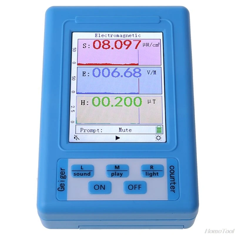 Детектор электромагнитного излучения EMF измеритель радиационный дозиметр