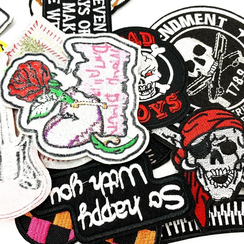 

High Quality New Fashion Mix 18pcs/set Embroidery Ironing Patch DIY Clothing Accessories Supplies Patch