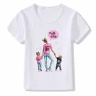 Мамина забота о малышах для мамы и ребенка, футболка с принтом для детей; Летние топы; Детская мама жизнь лучше жизньпартия футболки для девочек, одежда, ZKP715