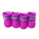 Водонепроницаемые резиновые сапоги для домашних питомцев обувь для Йорка для собак маленькая большая дождевая обувь для пород конфетных цветов носки для кошек товары для домашних животных