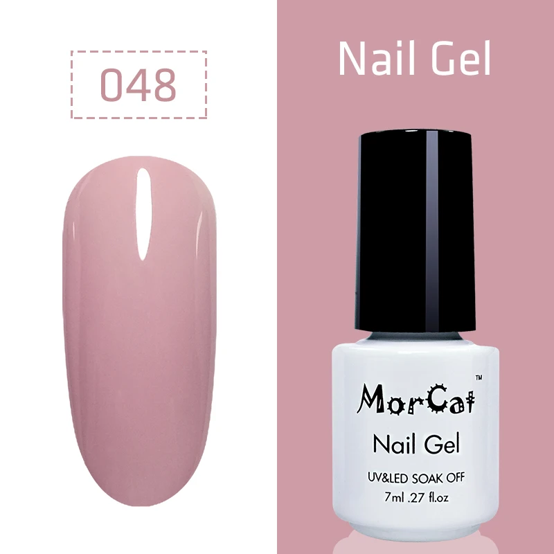 УФ гель для ногтей MorCat Полупостоянный Гель лак удаляемый из обнаженных