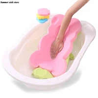 newborn anti slip sponge foam pad imitation of uterus environment baby bath tub bathing pad infant shower baby care