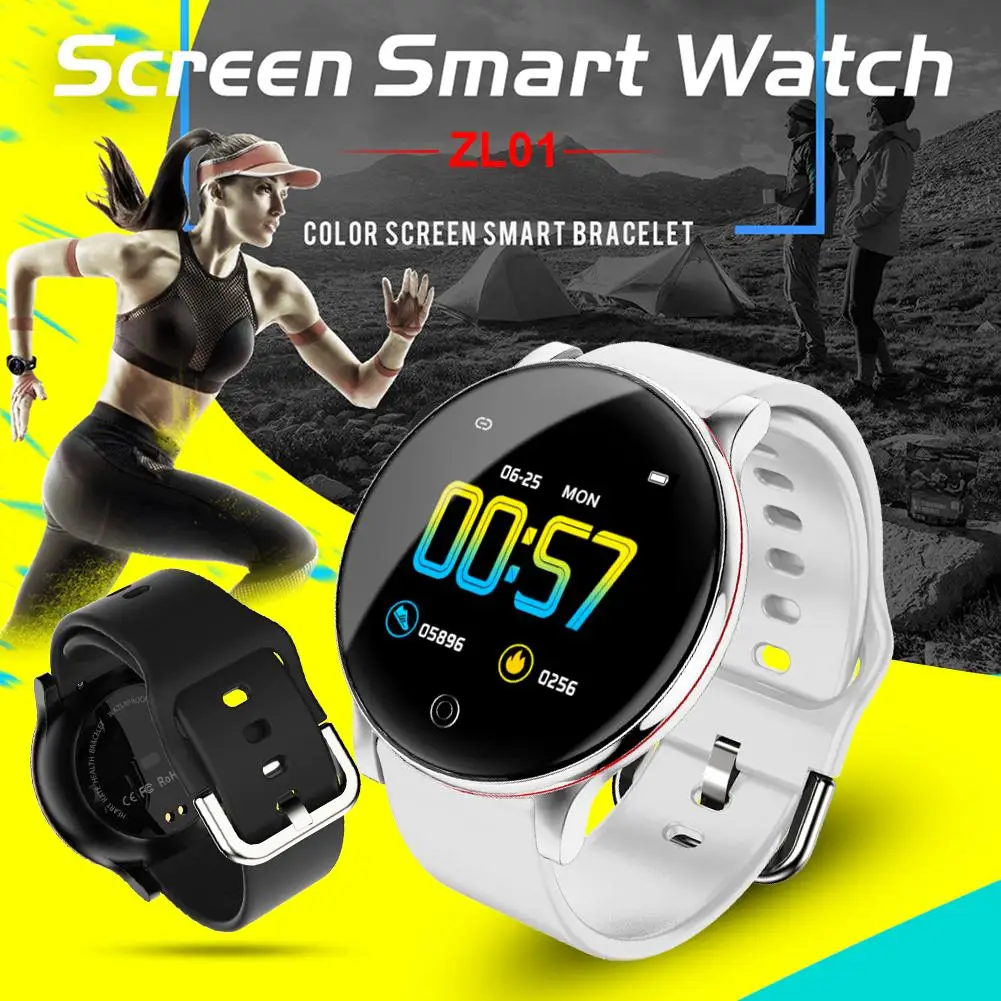 IP67 Waterproof Full Touch Screen Smart Watch Wireless Bluetooth Health Monitoring Sports Bracelet With 1.3-inch IPS Color Scree