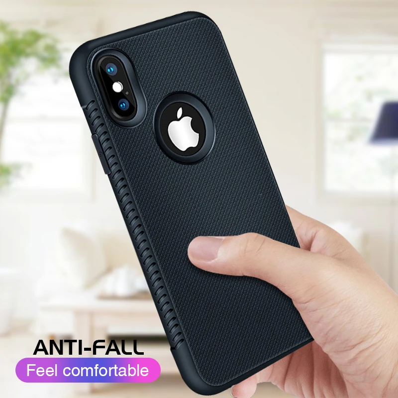 Silicon Phone Cover For iPhone 11 Pro Max XR XS X 7 8 Carbon Fiber Full Back Case 2019 6 6S Plus |