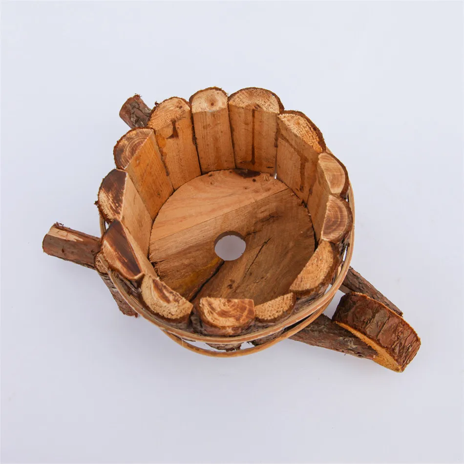 Деревянный цветочный горшок креативная комбинация цветов для магазина