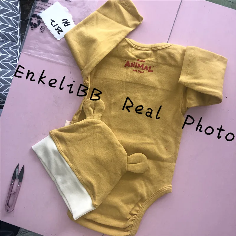 Корейский детский брендовый комбинезон с шапочкой; сезон осень-зима; Bebe De Pi*; Детский комбинезон для мальчиков и девочек; модные комплекты для новорожденных
