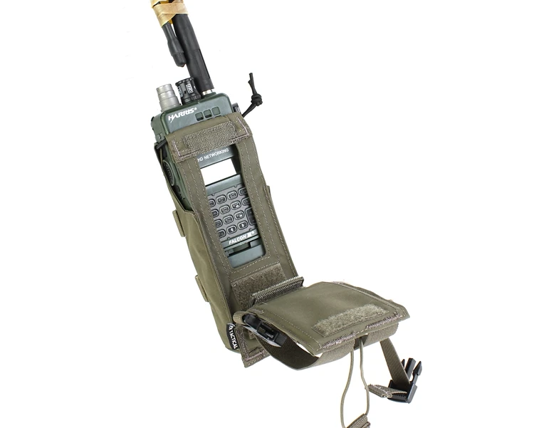 Sports Tactics TYR PRC-152 Walkie Talkie Bag MOLLE Handbag Vest Side Bag 500D