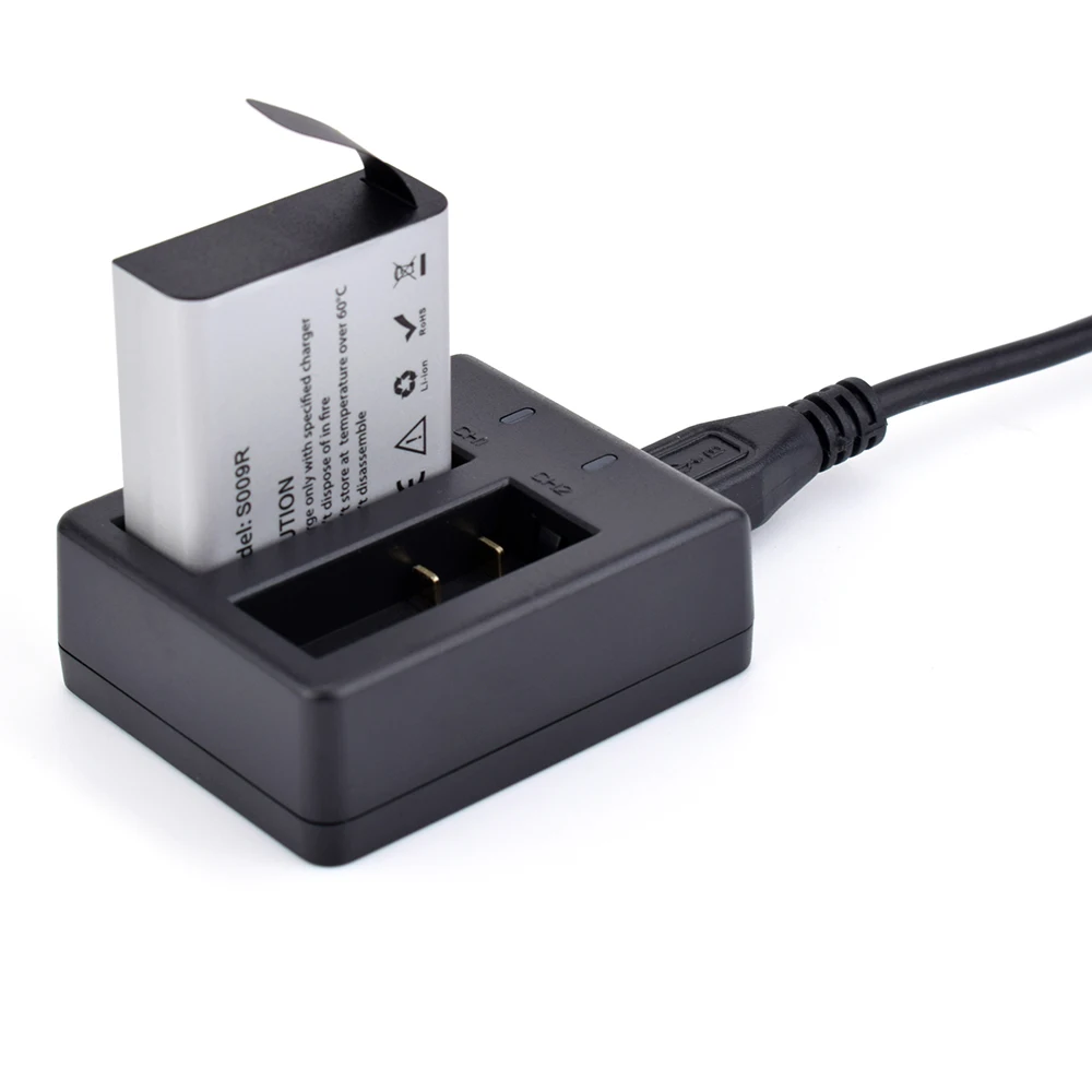 Hawkeye Firefly 8S 8SE Экшн-камера 3 85 V 1200mAh литий-ионная сменная батарея с 2в1 зарядным