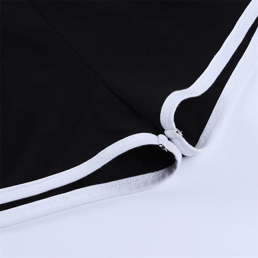 

Cotton Sportswear Matching Home Indoor Sports Women Set Bra And Elastic High Waist Biker Shorts Tracksuit Two Pieces Suit