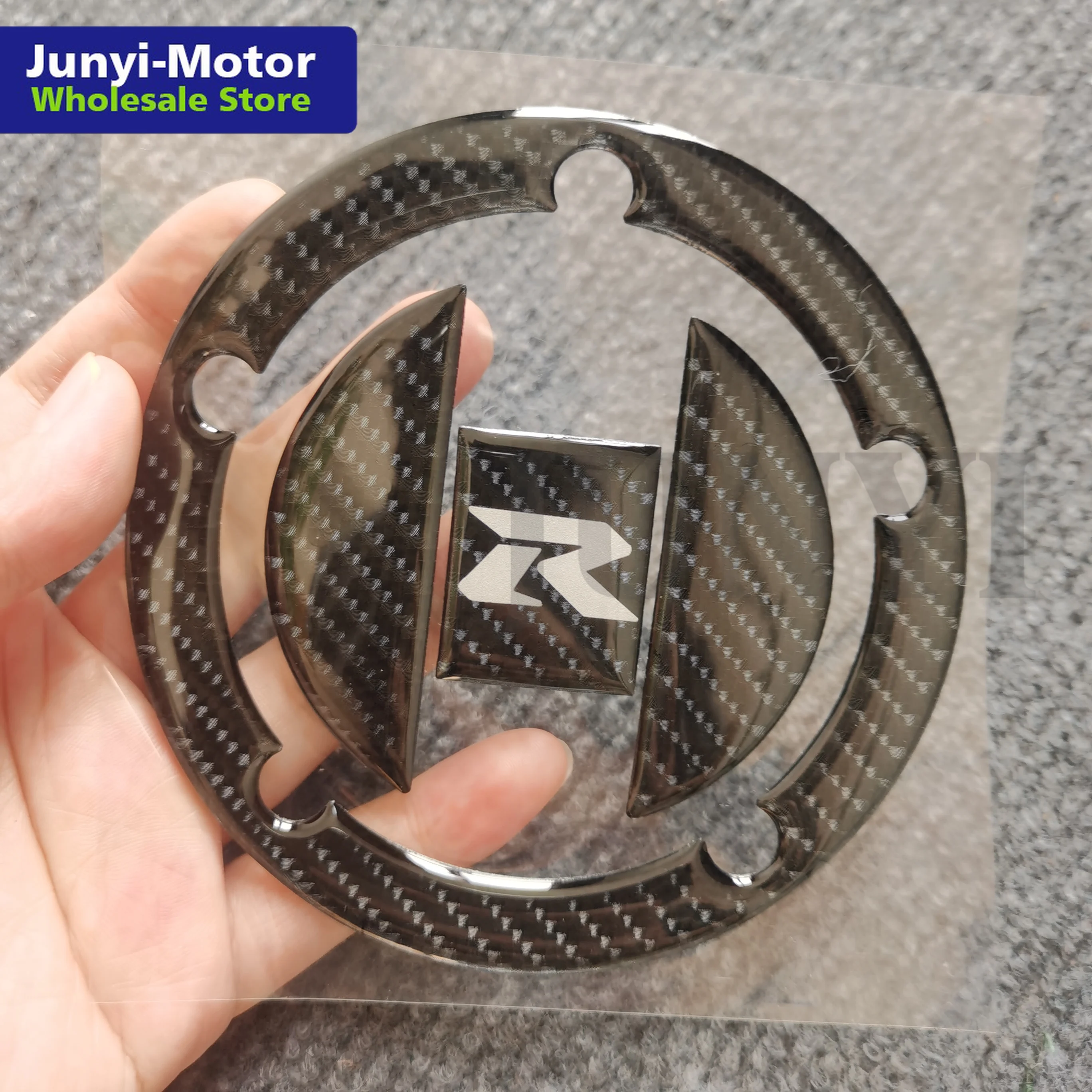 3D наклейка на крышку топливного бака из углеродного волокна для Suzuki GSXR GSX R 600 750