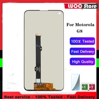 high quality super lcd display 6 4 for motorola moto g8 xt2045 1 xt2045 2 xt2045 5 touch screen digitizer assembly replacement