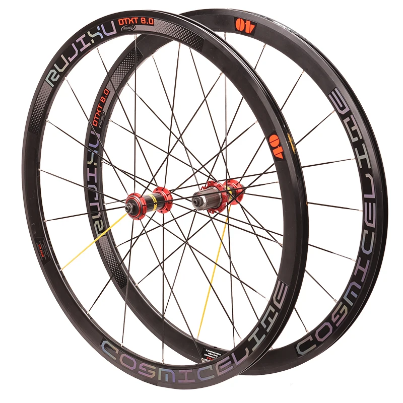 Ultralight brake wheels for road bike V 700c Cosmic 40mm aluminum alloy bicycle | Спорт и развлечения