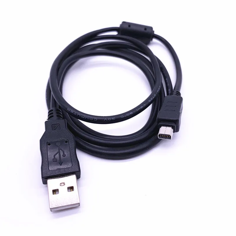 

1.5M USB Data Cable for Olympus CB-USB5/USB6/CB USB5/CB-USB6 Black/FE series FE-120/ FE-130/ FE-140/ FE-200