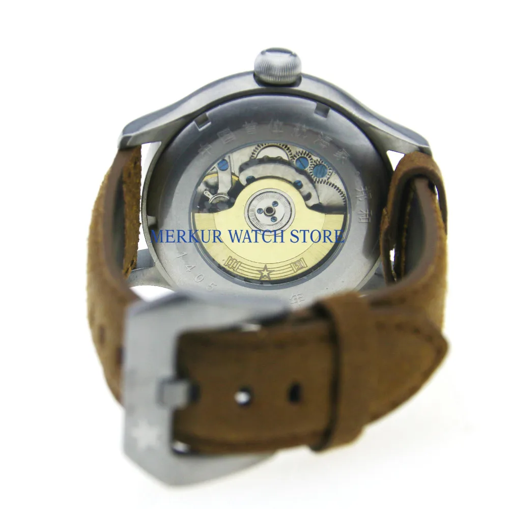 AD30 Red Star Mechanical 1963 Тяньцзинь St25 двойной часовой пояс цвет слоновой кости мужской