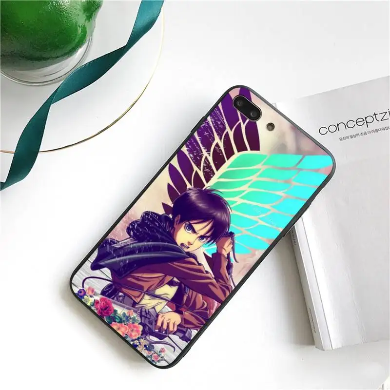 

Attack On Titan Anime Phone Case For iPhone 11 8 7 6 6S Plus 7 plus 8 plus X XS MAX 5 5S XR 12 11 Pro max se 2020 Funda Cover