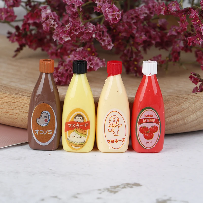 1:12 Кукольный домик миниатюра Еда мини Шоколад для кетчупа джема куклы Кухня