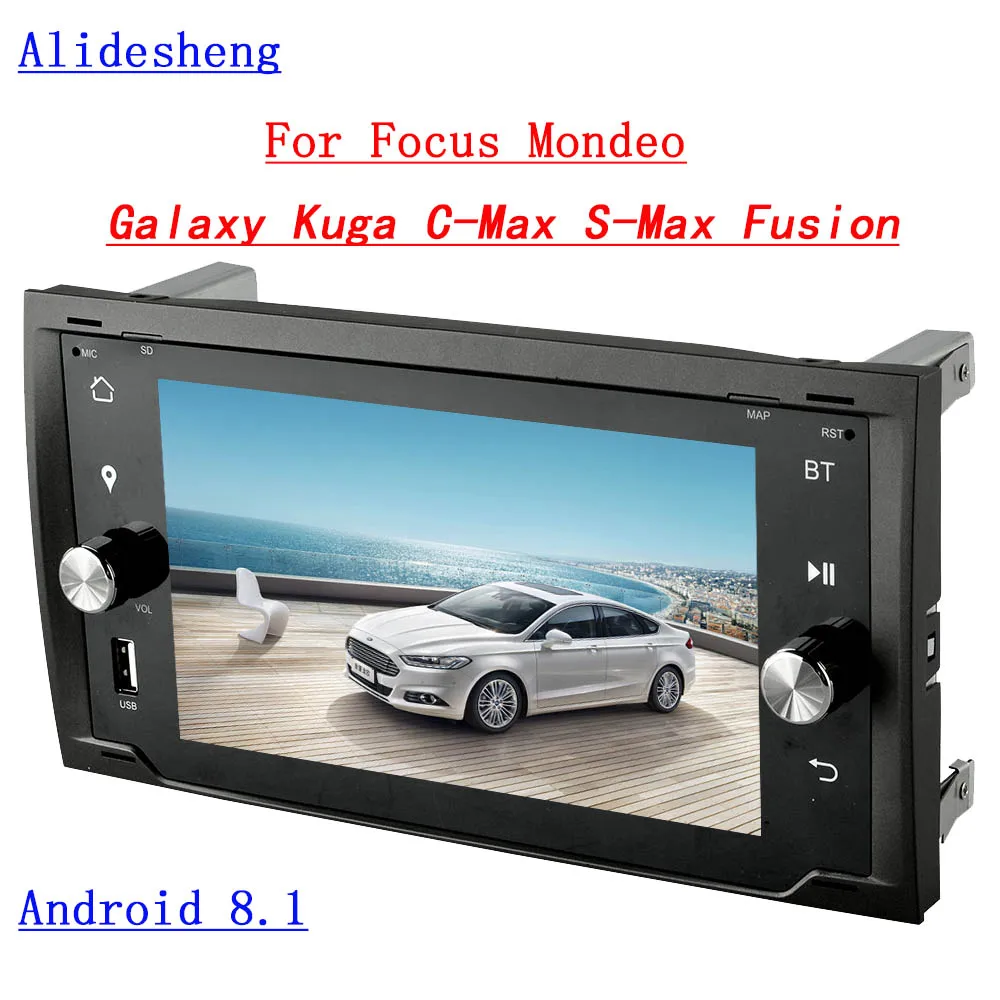 Android 8 1 2Din автомобильный мультимедийный плеер 7 ''аудио GPS автомобильное радио
