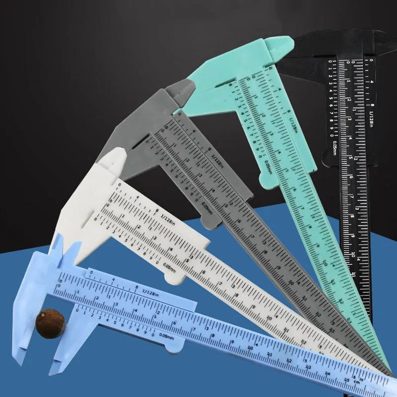 Портативный 150 мм Пластик брови измерительный штангенциркуль татуировки суппорт