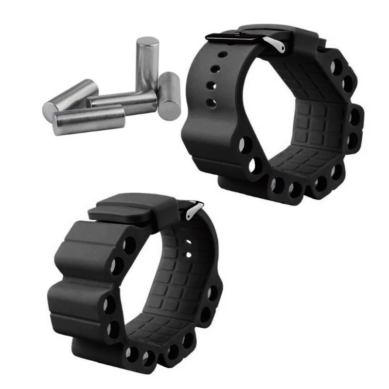 

2 Pcs Durable Wrist Weights Wearable Weight Training Bracelet Intensify Fitness