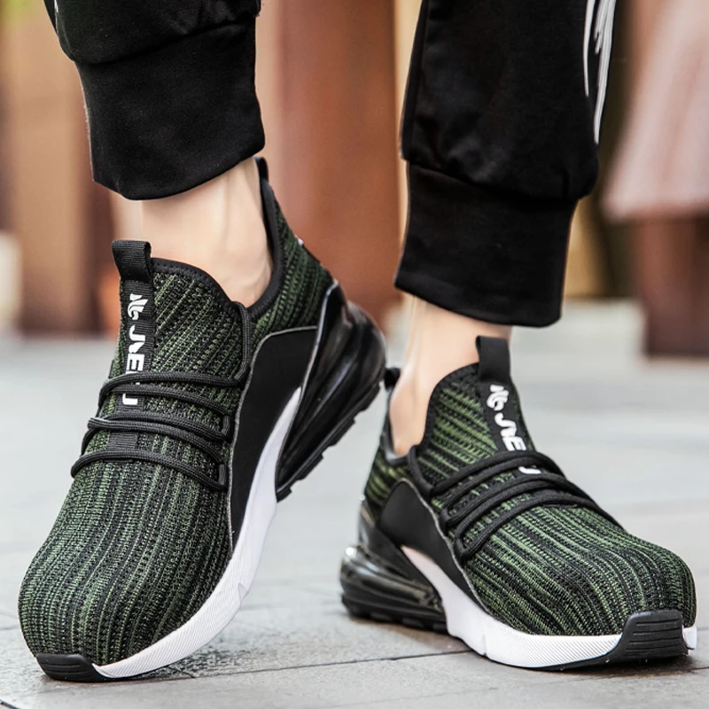 

MJYTHF Male Steel Toe Cap Security Boots Men Work Shoes Fashion Work Sneakers Men Puncture-Proof Safety Shoes Indestructible