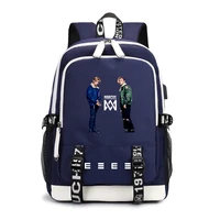 customized casual print earphone school bag backpack unisex women and mens business school bag work bag travel backpack