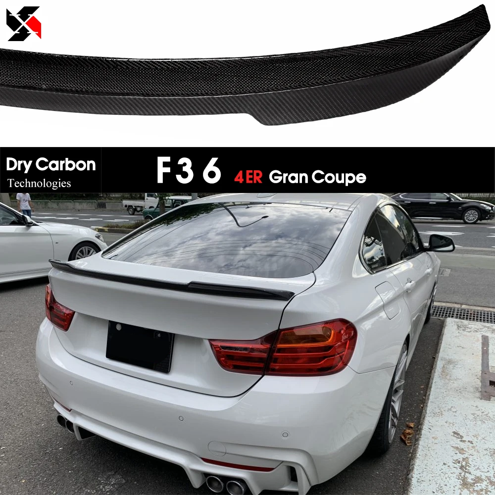 3*3 сухой УГЛЕРОДНЫЙ Задний спойлер багажника Ducktaill для BMW 4 серии 4-дверный GC Gran Coupe