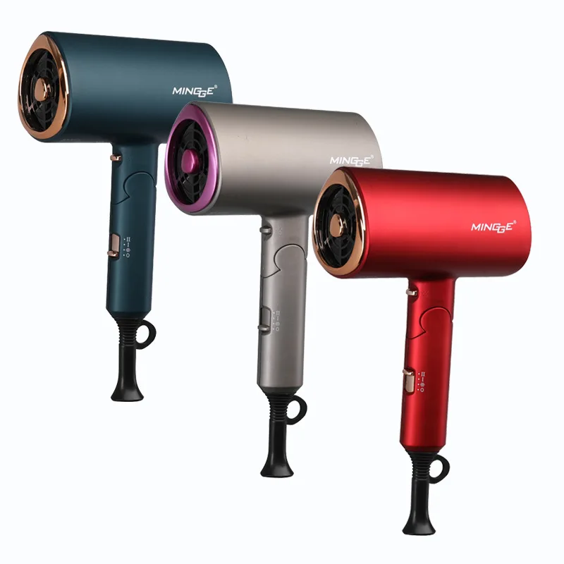 

1800W Hair Dryer Professional corrugated heating wire Blow Dryer Aluminum Alloy Powerful Electric Dryer Cold Hot Air Circulating