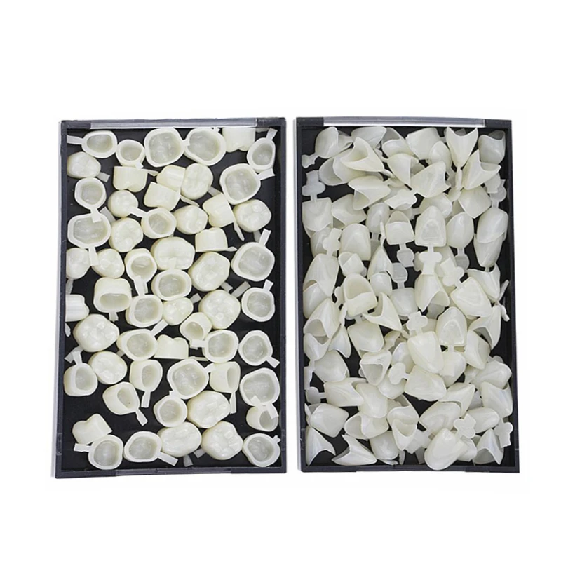 

2X50Pcs Dental Equipment Mixed Temporary Crown Teeth Front Anterior & Molar Posterior Dentist Materials