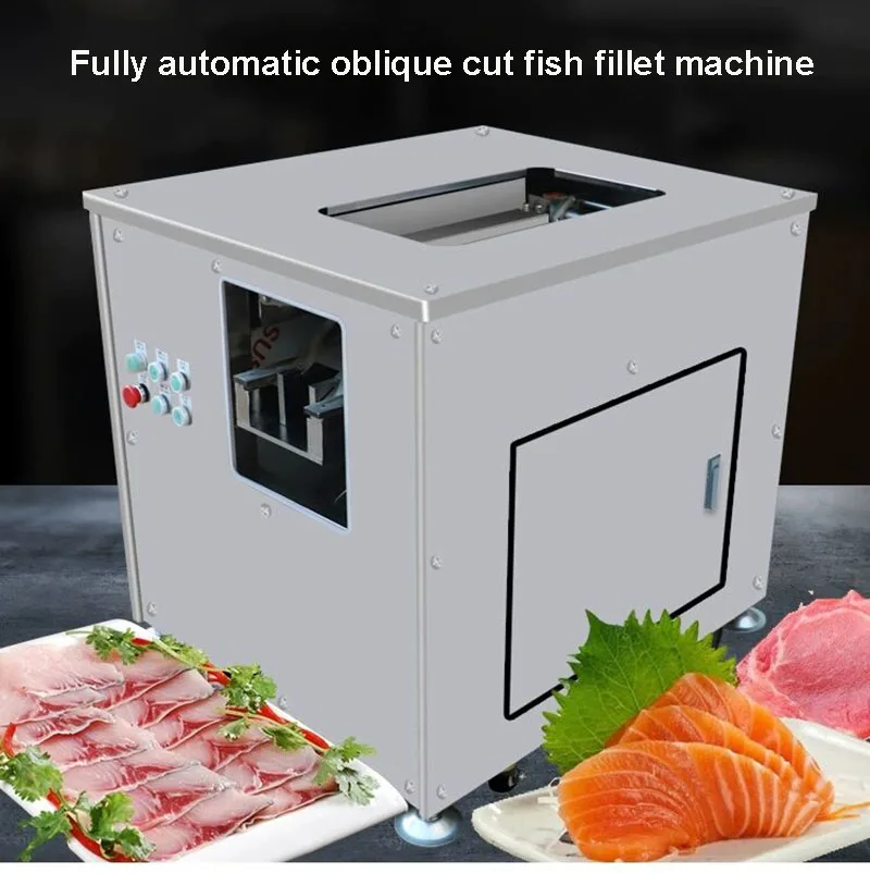 2020 популярная автоматическая машина для резки филе рыбы Ломтерезка лосося |