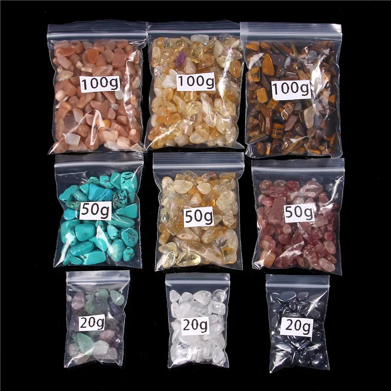 

5-8mm Natural Gemstones Crushed Stone Crystal Amazonite Irregular Shape No hole Energy Gravel For Fish Tank Bonsai Decoration