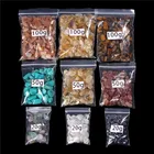 Натуральные драгоценные камни 5-8 мм, щебень, кристалл амазонита неправильной формы без отверстия, энергетический гравий для аквариума, бонсай, украшение