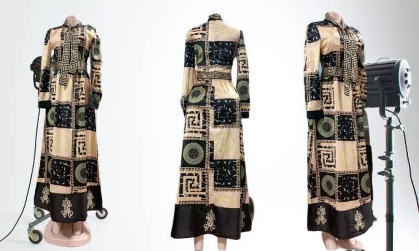 Длинный Африканский принт платья для женщин в африканском стиле африканский