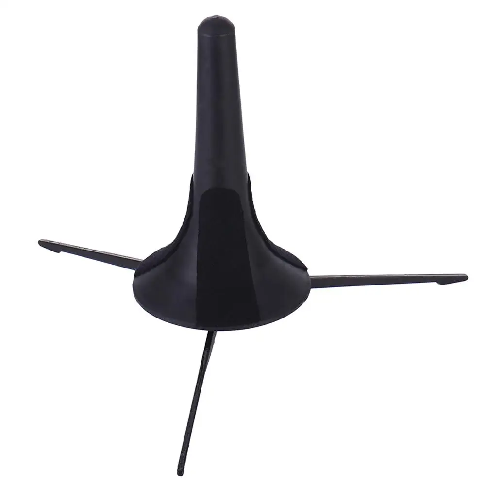 

Portable Foldable Trumpet Tripod Holder Stand Metal Brass Leg Instrument Accessories Musical Instrument Accessory Black Plastic