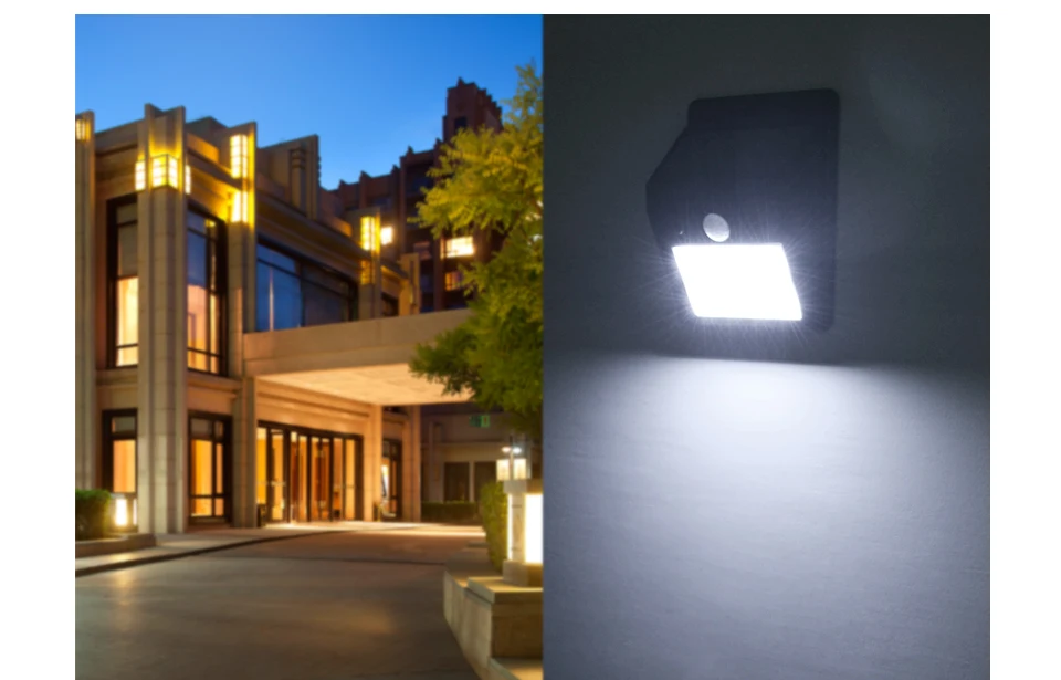 Наружный светильник ing Buitenlamp Солнечная настенная лампа с датчиком движения садовый двор светодиодный светильник наружный датчик настенный светильник s