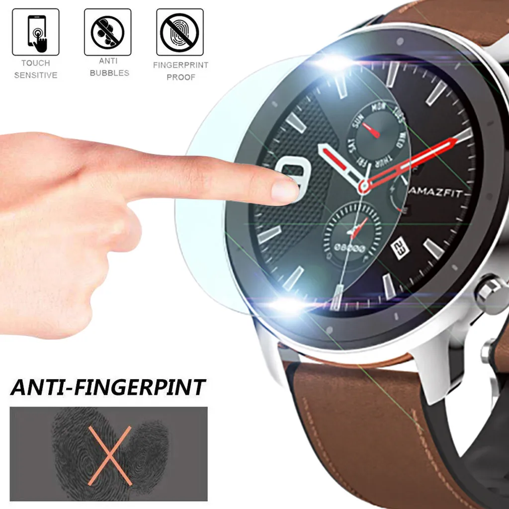 Защитная пленка для экрана Xiaomi AMAZFIT GTR умные часы 47 мм прозрачная защитная из ТПУ