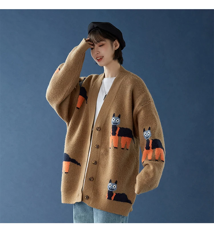 

Sweaters For Women Autumn And Winter Wear Lazy Knitwear Cardigan Long Women