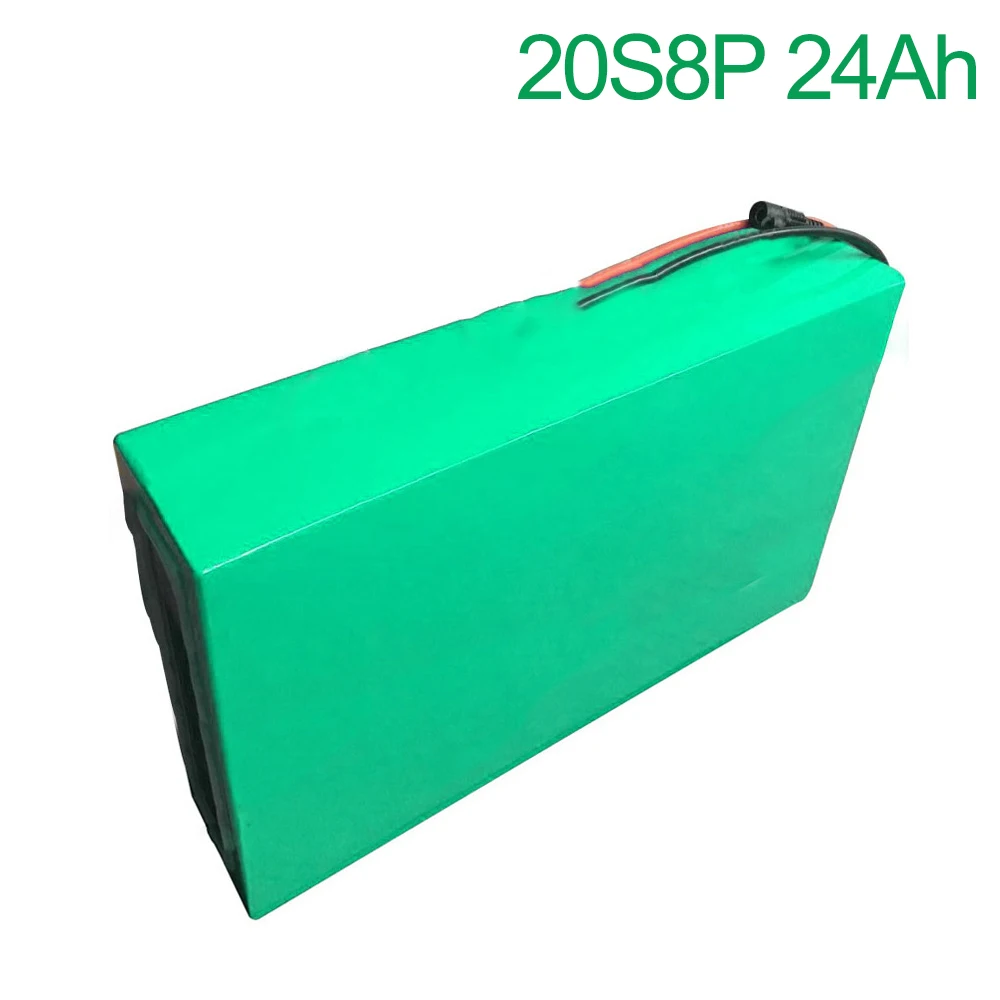 72V 24Ah 20S8P 18650 литий ионный аккумулятор Батарея Электрический двух или трех