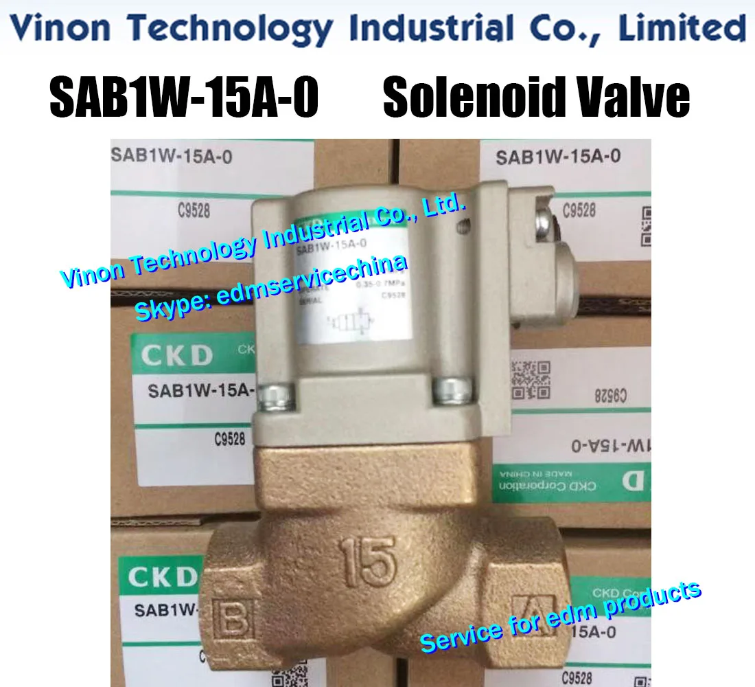 

SAB1W-15A-0 edm Соленоидный клапан воздушного электромагнитные клапаны для снудик k AQ360L,AQ560L,AQ серии проволочные электроэрозионные станки машины